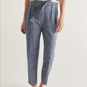 High Waisted Paperbag Pants